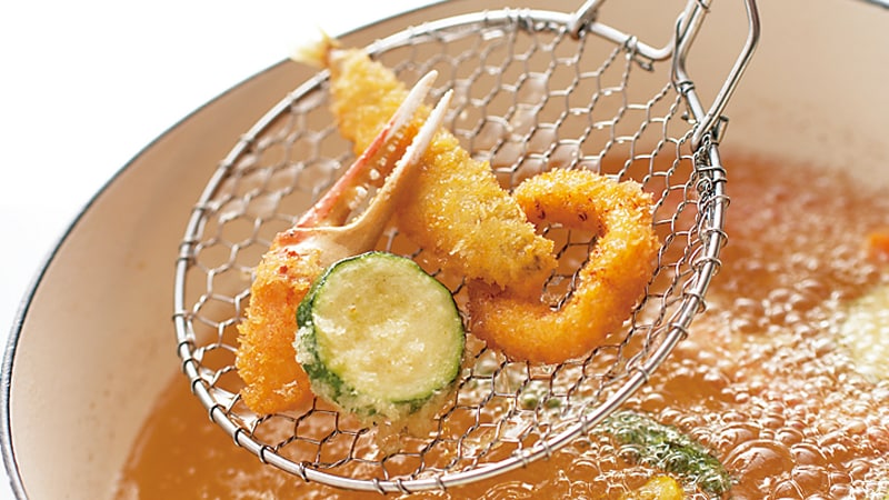 揚げもの調理が安心してできる