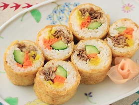 焼き油揚げのキムパ