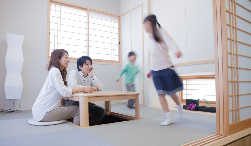 ほっと安らぐ、快適なひとときを演出。暮らしになじむ「和の空間」
