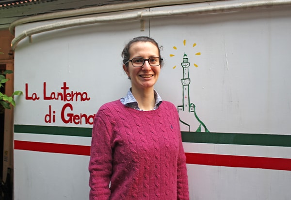 イタリアンレストラン「LA LANTERNA di Genova」オーナーシェフ　ボッフェッリ・シルビアさん