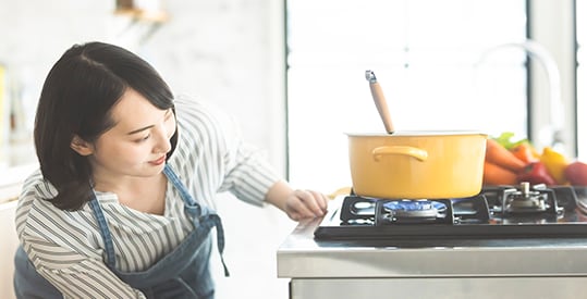 ひと昔前とは違う？いまどきガスコンロのオート機能とは