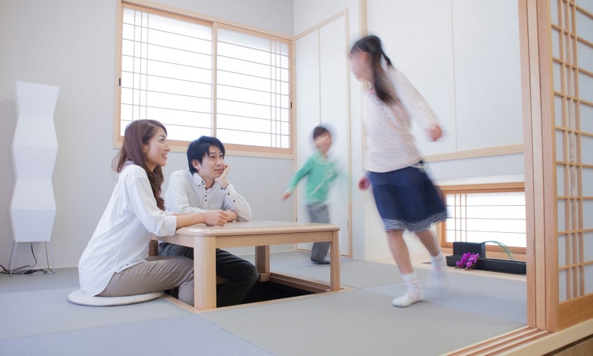 ほっと安らぐ、快適なひとときを演出。暮らしになじむ「和の空間」