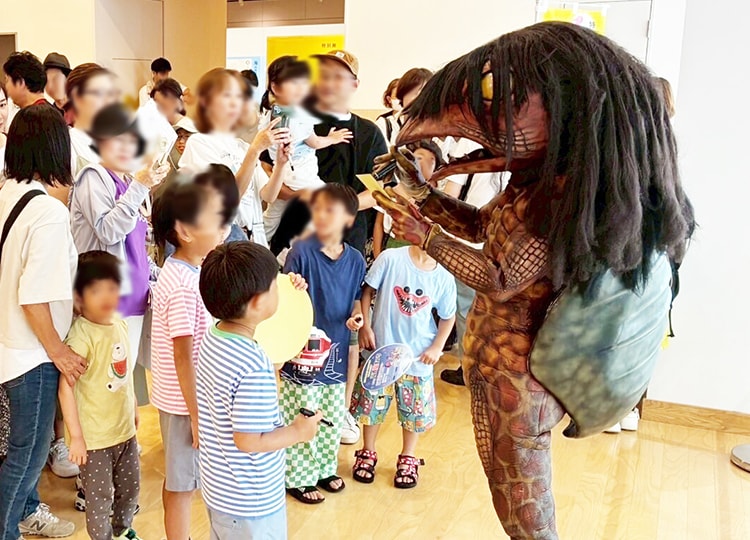 全国各地のイベントに登場。どこに行っても大人気です