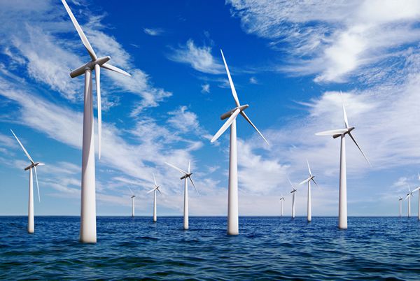 630MWを発電する洋上風力発電所「ロンドン・アレイ」© Simon Belcher / Alamy Stock Photo